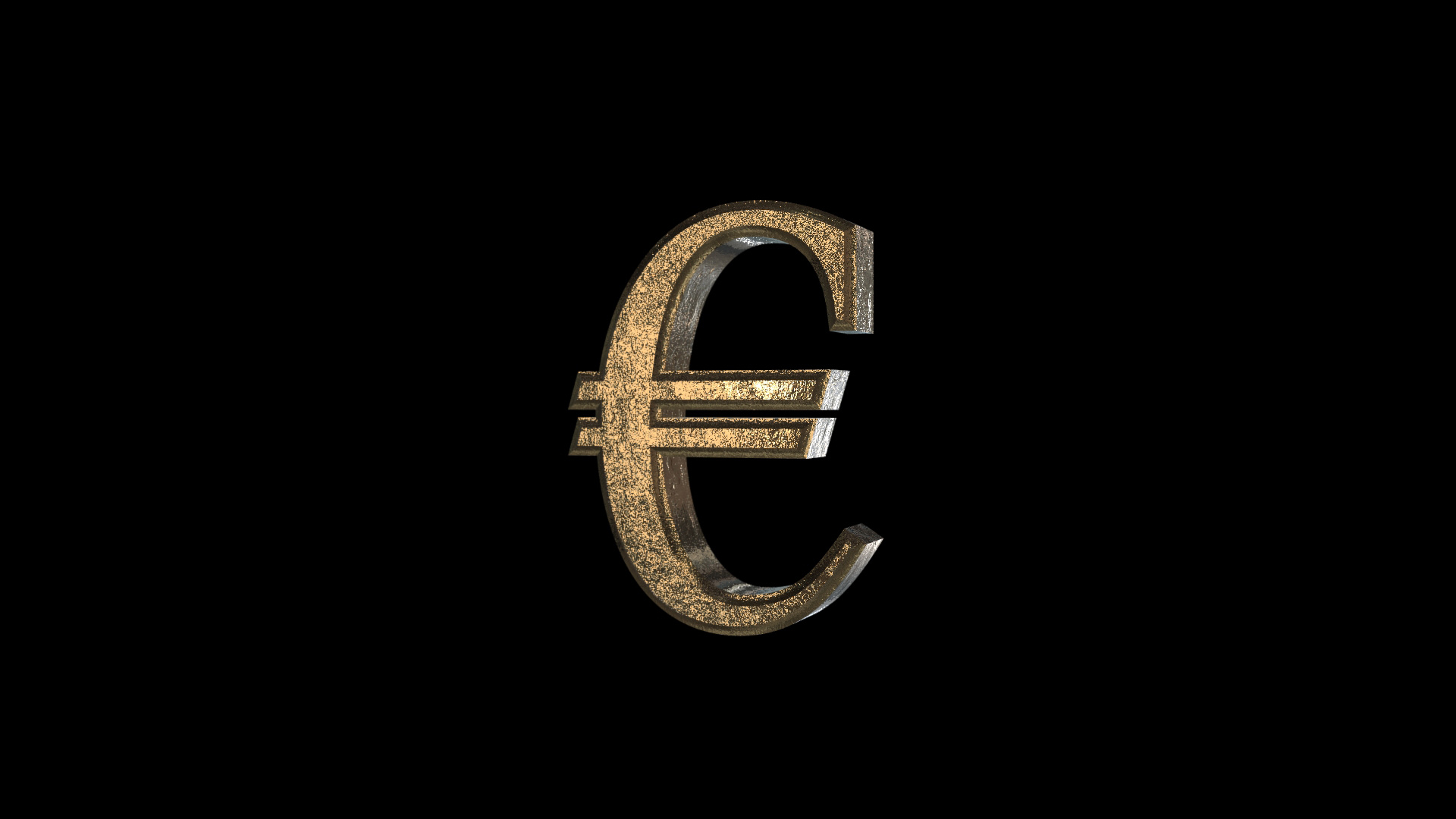 3D Euro symbol 2
